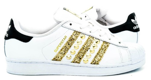 ADIDAS SUPERSTAR PERSONALIZZATA ORO | eBay