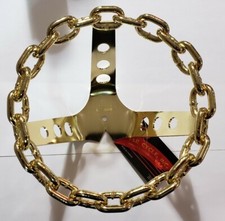 Lowrider Bicycle Chain Steering Wheel Gold  236113 236-113