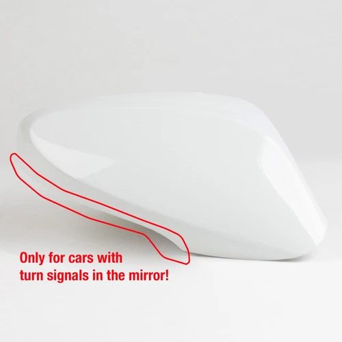 Genuine OEM Hyundai Accent Mirror Cover Right Side 2011-17 WHITE 87626-1R020APGU