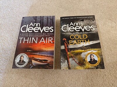 Ann Cleeves Konvolut - Dünne Luft und kalte Erde