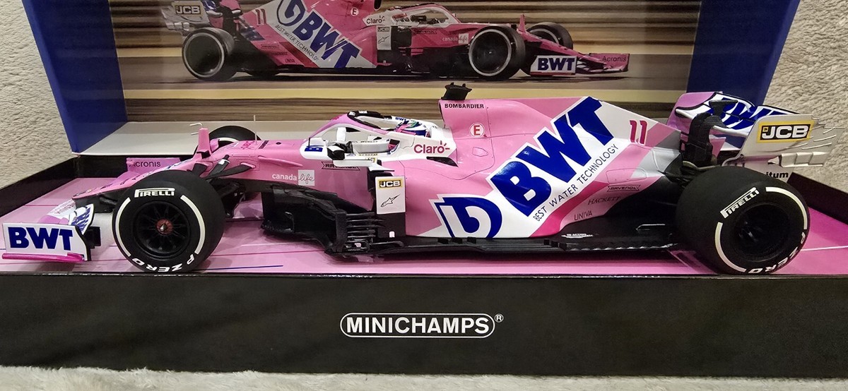 ミニカー MINICHAMPS BWT RACING POINT RP20 2020 Minichamps 1:43 L. Stroll Racing Point RP20 #18 1st Pole