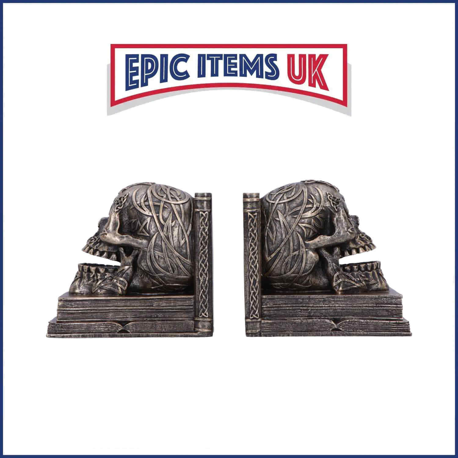Nemesis Now Celtic Tale Bookends - IN STOCK