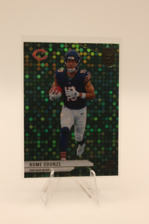 2024 Donruss Elite Rome Odunze Rookie Green Disco Chicago Bears RC #103