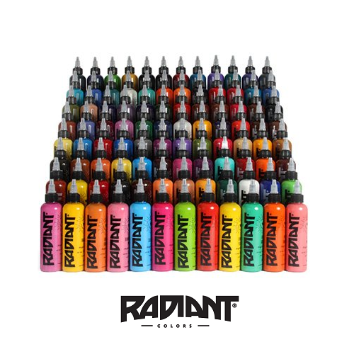 Radiant Tattoo Ink - Official Distributor - All Colours - 1oz, 1 