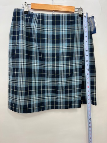 CHARTER CLUB Petite Plaid Wrap Wool Blend Pencil Skirt Womens Sz 14P NWT Org $49 - Picture 5 of 9