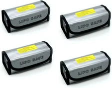 4 pcs LiPo Fireproof Explosion Proof Safety Bag for Battery and Storage