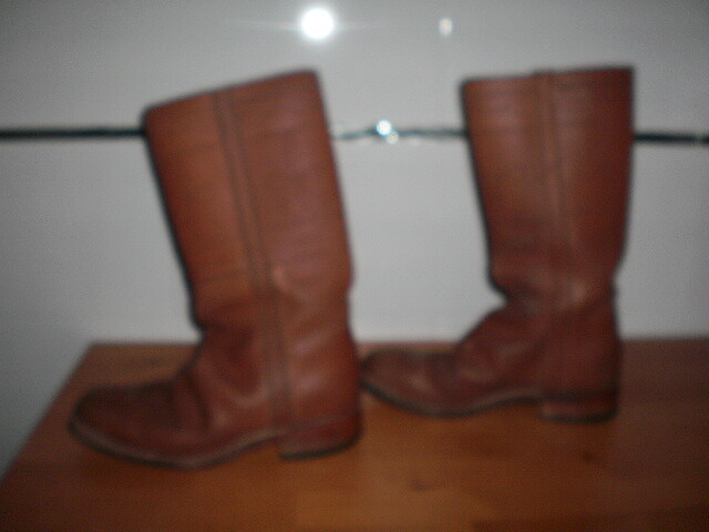 BOTAS COWBOY BOTOS CAMPEROS VALVERDE DE CAMINO CUERO GRUESO BORDADOS T. 36