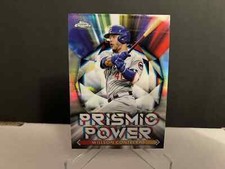 2021 MLB Topps Chrome Baseball Willson Contreras #PP-6 Prismic Power Insert Card
