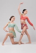 15286 Weissman Elite "August" 2pc Competitive Dance Costume IC Sienna NIP Lace