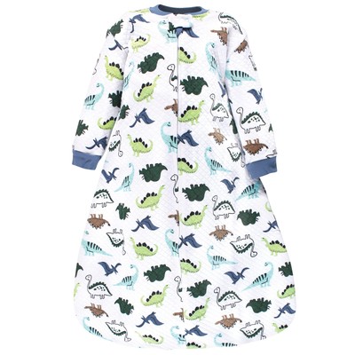 Unisex Baby Premium Quilted Long Sleeve Sleeping Bag and Wearable Blanket, Di...