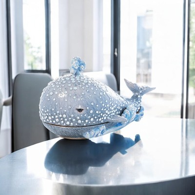 Jay Strongwater Abel Whale Box SDH7430-230