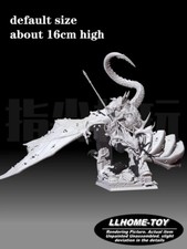 Anime Wood Elves stand on dragon Resin battle 3D Print GK Kit Figure Unpainted