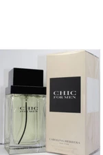 Chic by Carolina Herrera 3.4/3.3 oz EDT Spray for Men - New in box
