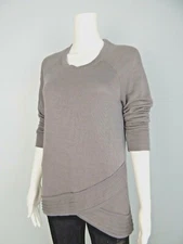 Active Life Womens Gray Pullover Long Sleeve Soft Stretch Tunic Top Sz SM