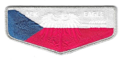 BSA OA LODGE 482 BLACK EAGLE, CHECHIA-CZECH REPUBLIC COUNTRY FLAG MINT FLAP