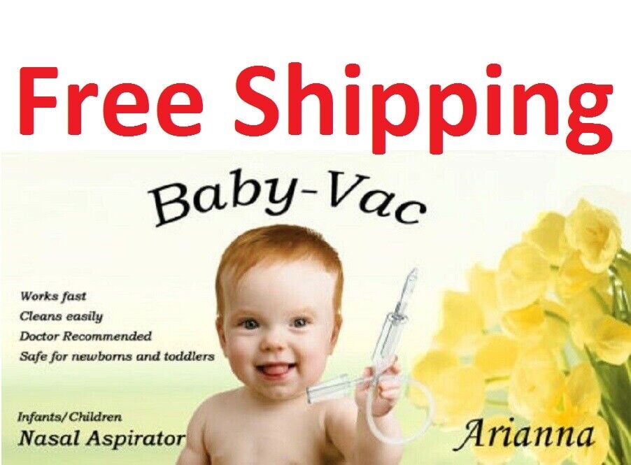 ARIANNA Baby Vac Vacuum Nasal Aspirator Nose Cleaner toddler Orrszivo porszivo