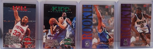 1994-95 Skybox NBA Hoops Basketball Series 2 set 301-450 HILL KIDD RC’S - Picture 2 of 7