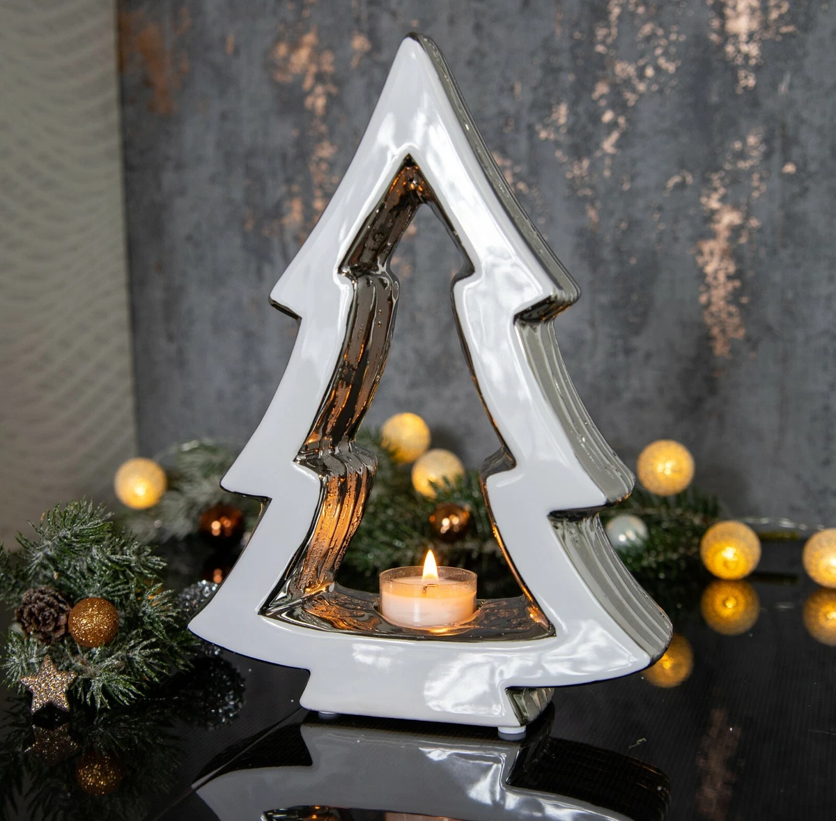 100 Jahre streicheln Habubu tannenbaum kerzenhalter gold Bankett