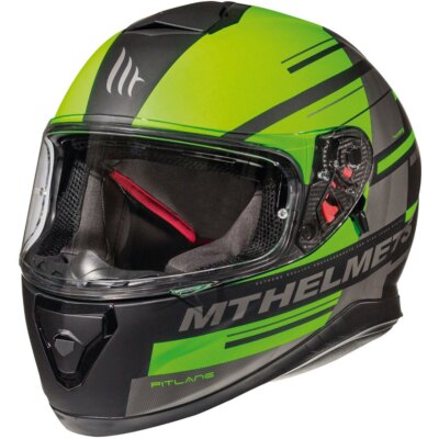 MT Thunder SV Pitlane Motorcycle Motorbike Full Face Helmet Matt