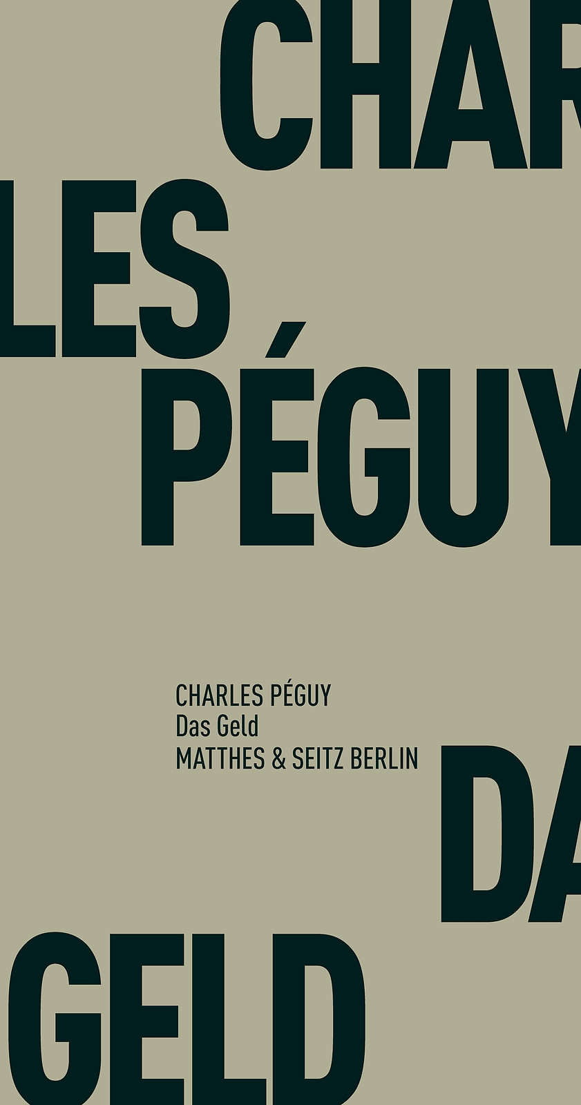 Das Geld Charles Péguy