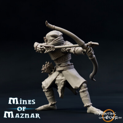 Goblin Archer Miniature | D&D DnD | 