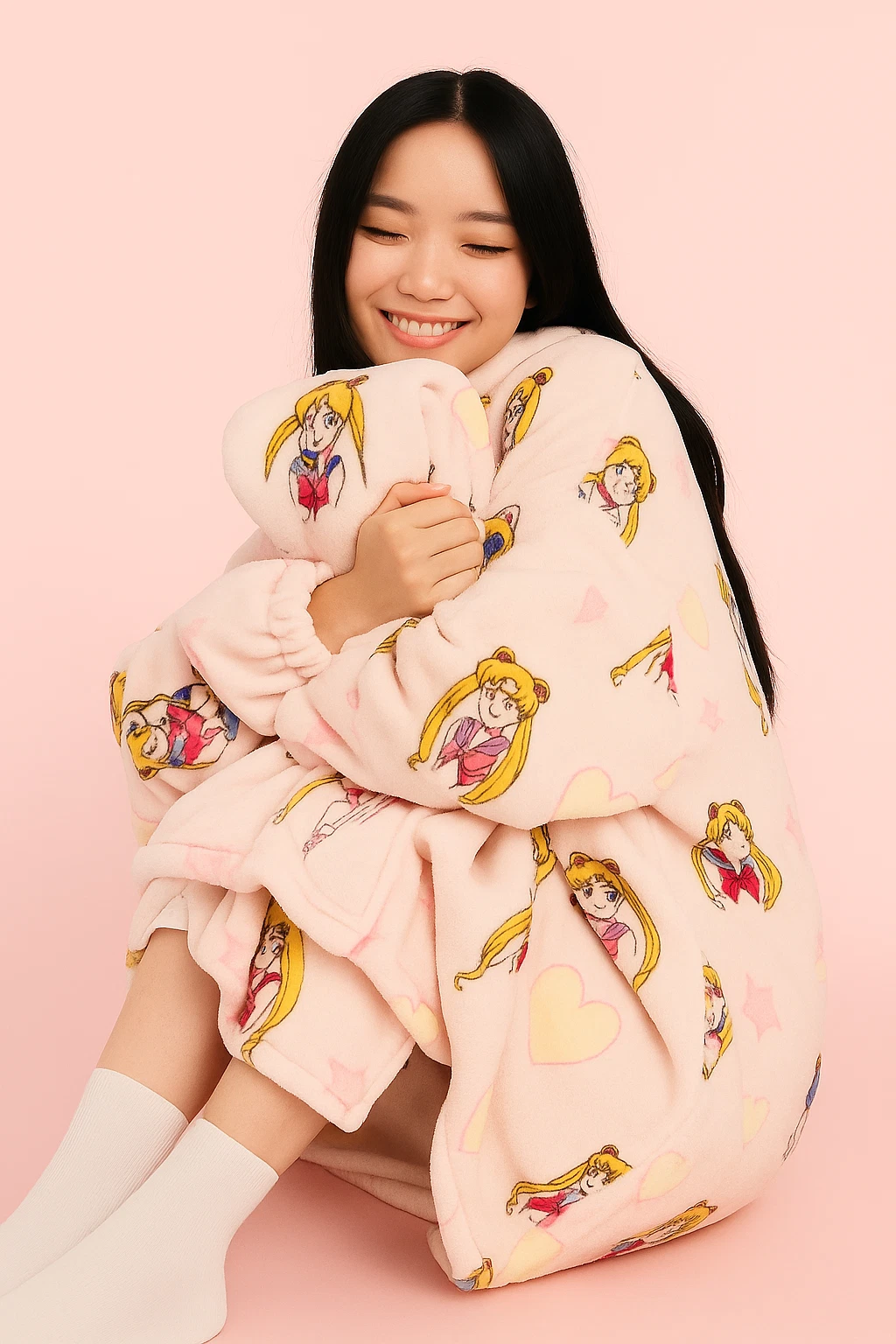 Blanket Hoodie in Sailor Moon Look