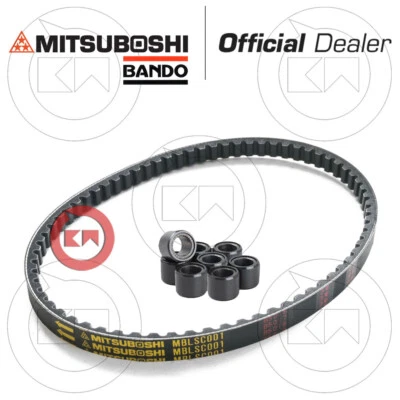 KIT CINGHIA DI TRASMISSIONE MITSUBOSHI YAMAHA X-MAX 250 X-CITY + RULLI VARIATORE