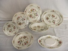 Wedgwood of Etruria & Barlaston - Charlecote  vintage embossed tableware 2A5A #