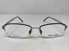 Marcolin MA7294 Col.002 51-17-135 Black/Gold Half Rim Eyeglasses Frame Q05