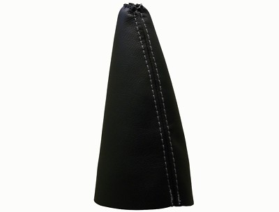 Soufflet Levier De Vitesse En Cuir Véritable Pour Volkswagen Fox (2004+) - Noir, Couture Double, Pièce Spécifique