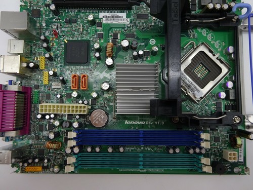 Lenovo 4551-000090-00 Rev:V1.0 -DDR2- BTX - zócalo LGA 775-sin escudo de E/S #M513 - Imagen 2 de 5