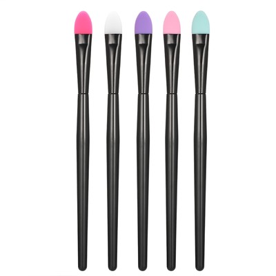 5pcs Silikon Make- Pinsel Set professionelle Lidschatten Pinsel Kit J7F4
