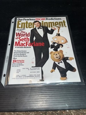 2013 Entertainment Weekly: Seth Mcfarlane Hosts Oscars/ Oscar Predictions