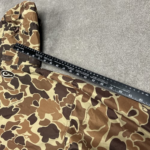 Drake Waterfowl Jacket Mens Size M Full Zip Old School Camo Mesh Lined Softshell - Picture 9 of 10