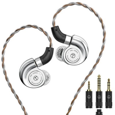 TRN Conch DLC Diamond Diaphragm In-Ear Monitors Wired Earbuds HiFi Music IEM