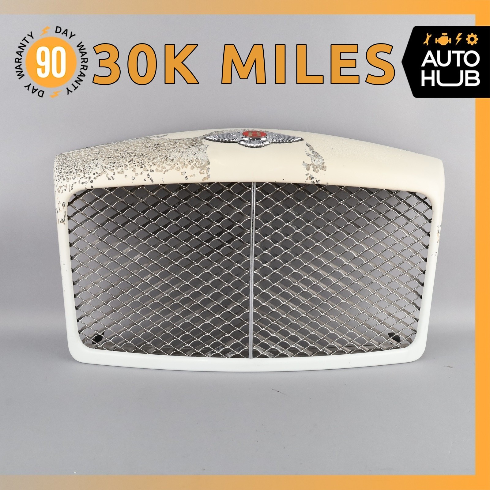 Bentley Arnage 1999-2004 Engine lid grille White