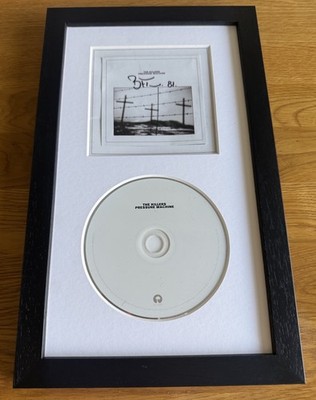 Brandon Flowers SIGNED Pressure Machine CD Glass/Wood Frame The Killers New