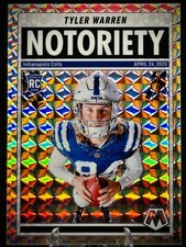 2025 Panini Mosaic - Tyler Warren #25 - Rookie Silver Mosaic Prizm (RC)