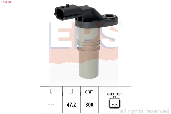 1X EPS 1.953.646 Impulsgeber Kurbelwelle FüR Renault Dacia-image
