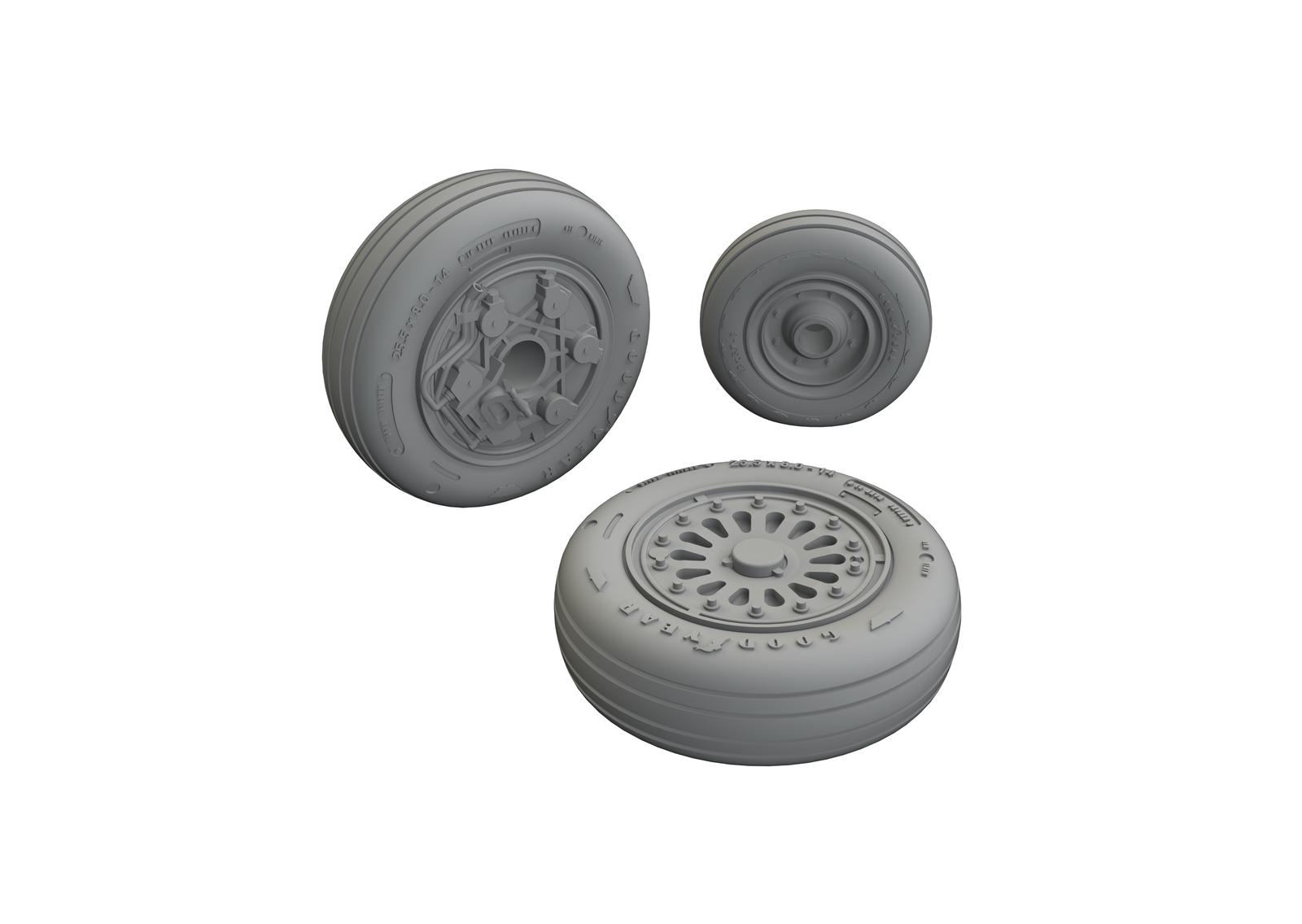 Eduard Brassin 648832 1:48 Lockheed-Martin F-16C wheels early