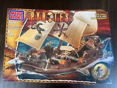 Rare Mega Bloks 3620 Pyrates Captain Cutlass' Stormstalker Retired - New In Box!