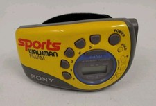 Sony Sports Walkman AM/FM Radio Exercise SRF-M78 w/ Armband Tested No Headphones
