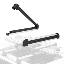 30.7'' Universal Ski Snowboard Roof Rack for Car Roof with TPV Rubber Padding