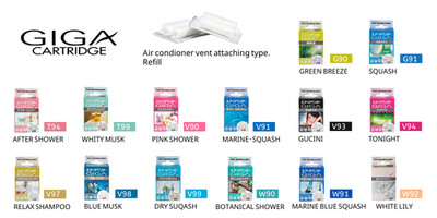 Eikosha Air Spencer Giga Clip Air Freshener Refill Cartridge