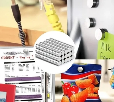 MAGNETHANDEL® Neodym Magnete Scheiben Vernickelt Runde Sehr Starke