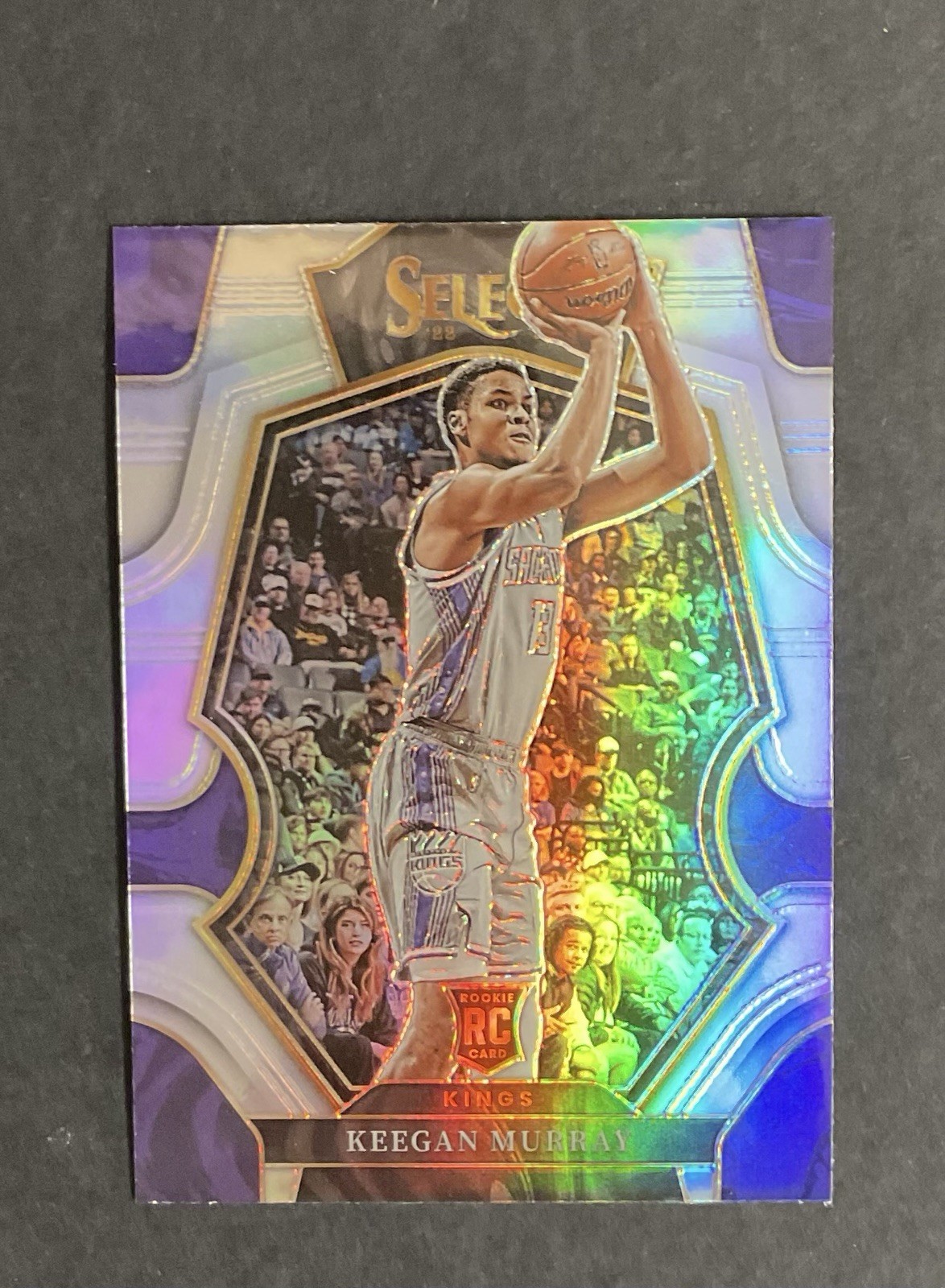 2022-23  Select Premier Level Silver Prizm Keegan Murray #197 Rookie RC Kings