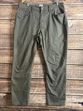 Flint and Tinder Athletic Tapered Fit Pants Mens 34x30 (FITS 29) Green READ