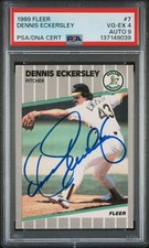 Dennis Eckersley Cards, Rookie Card and Autographed Memorabilia Guide 7