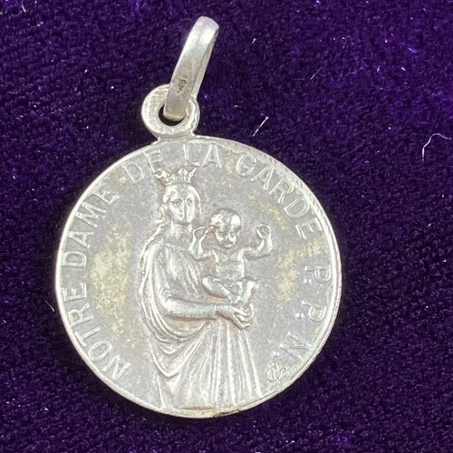 Notre Dame De La Garde Medal Mary Jesus France Paris