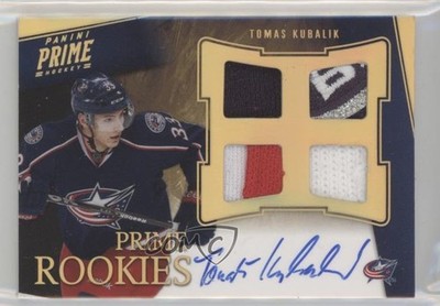 2011-12 Panini Prime Auto Gold 6/25 Tomas Kubalik #112 Rookie Patch RC 1o3